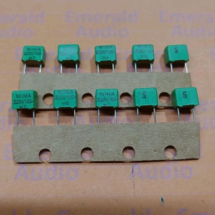 Wima 2N2 100volt Kapasitor Wima 2N2 100volt Original Made in Germany