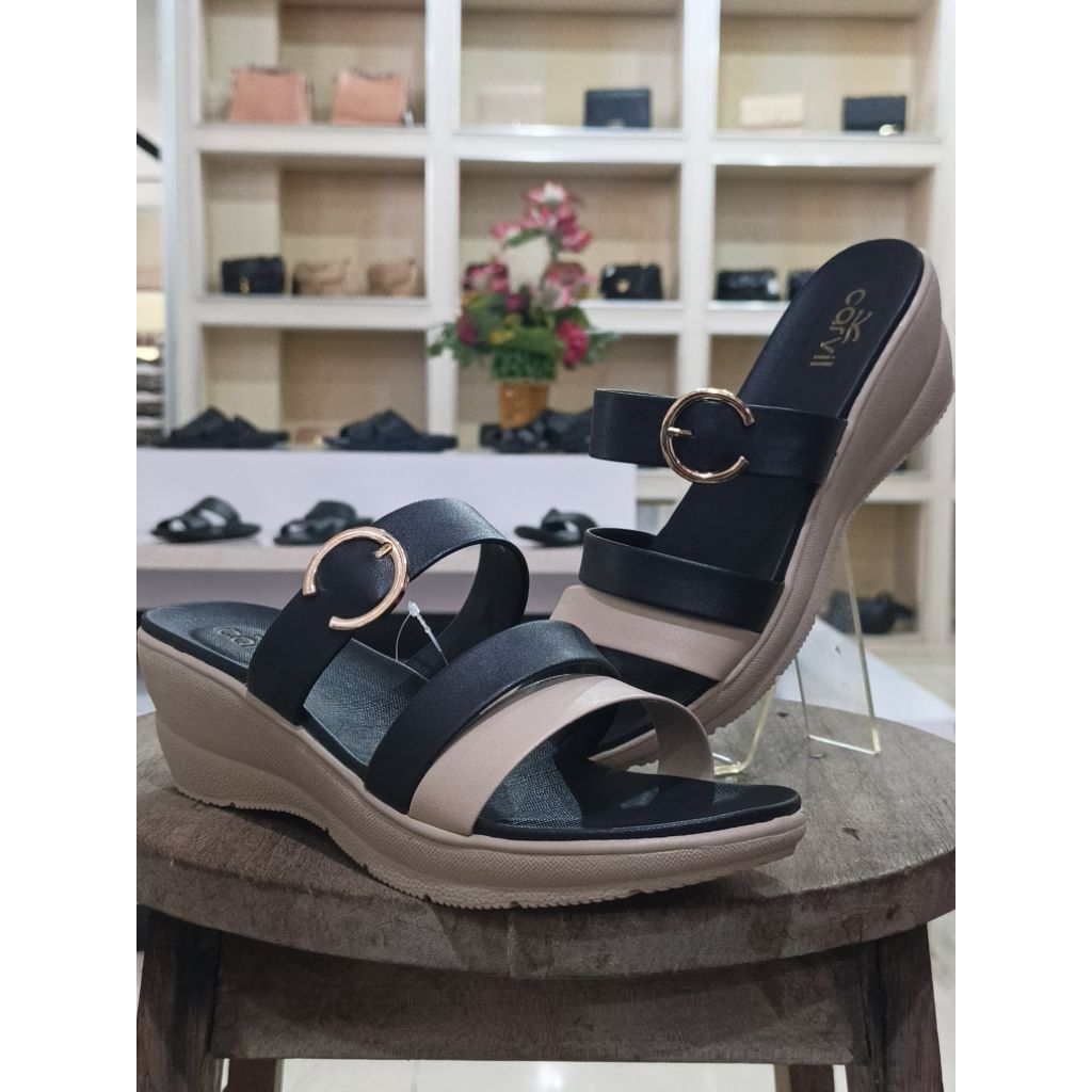 sandal cewe dewasa CARVIL / KIRISHIMA 03 L / black