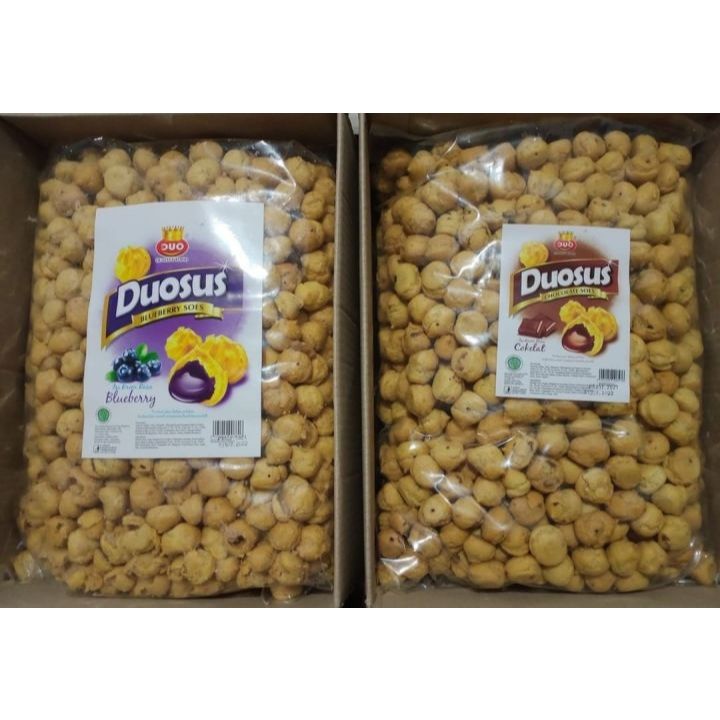 [PER 2KG] Duosus 2kg soes mini kering / duosoes / duo sus / duo soes / duosus cokelat / duosus blueb