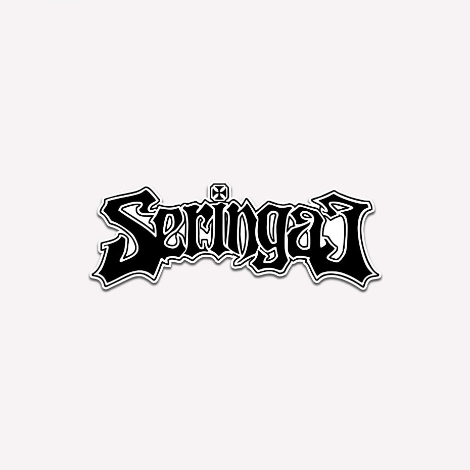Sticker Logo Band Seringai Stiker Logo Black Metal Helm Motor Tumbler Laptop HP