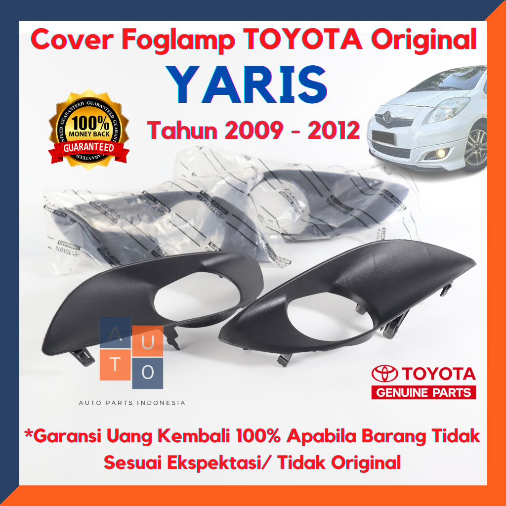 Cover Foglamp / Ring foglamp Toyota Yaris 2009-2012 ORIGINAL PART 81481-52330