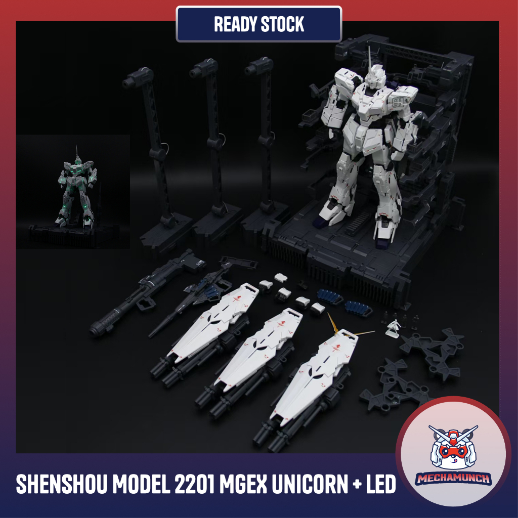 Shenshou Model 2201 MGEX Unicorn with LED Model Kit 1/100