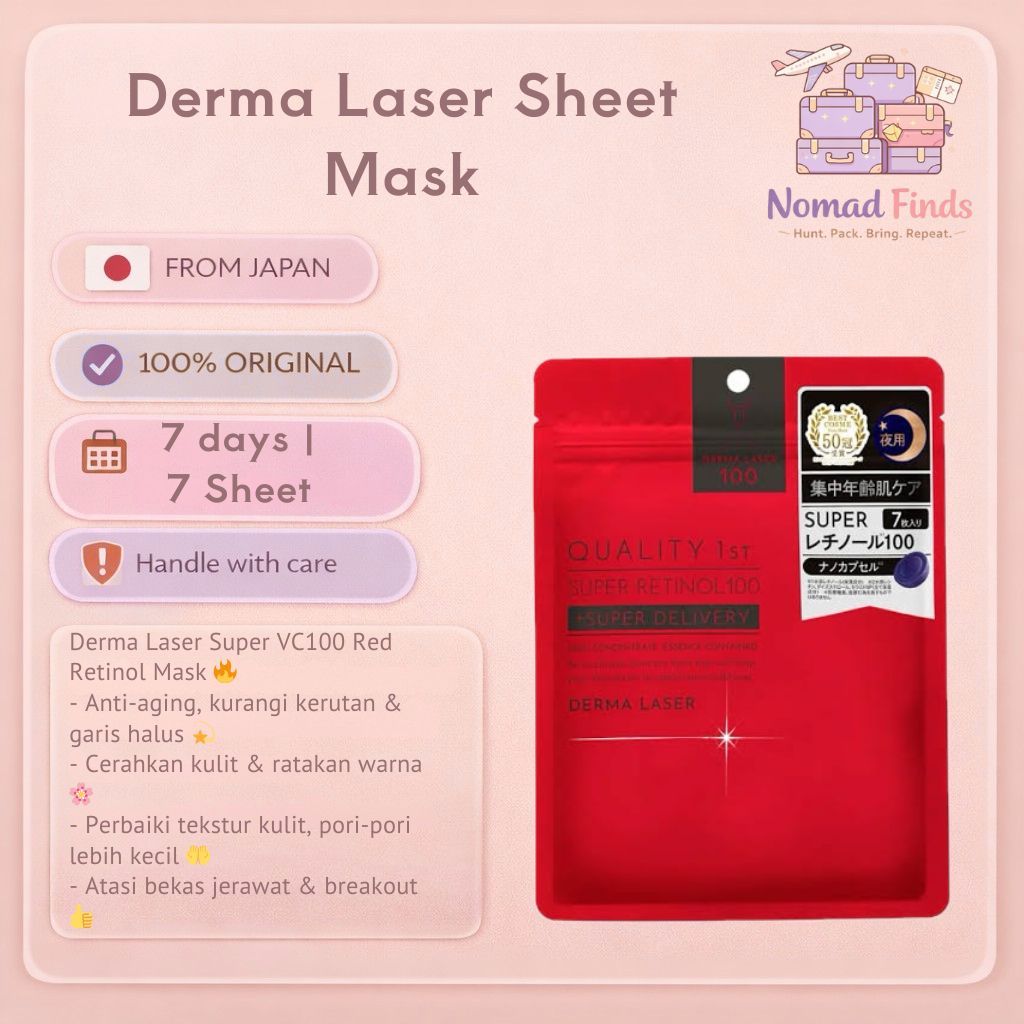 QUALITY 1st derma laser japan | Masker Derma Laser  Jepang |  original jepang