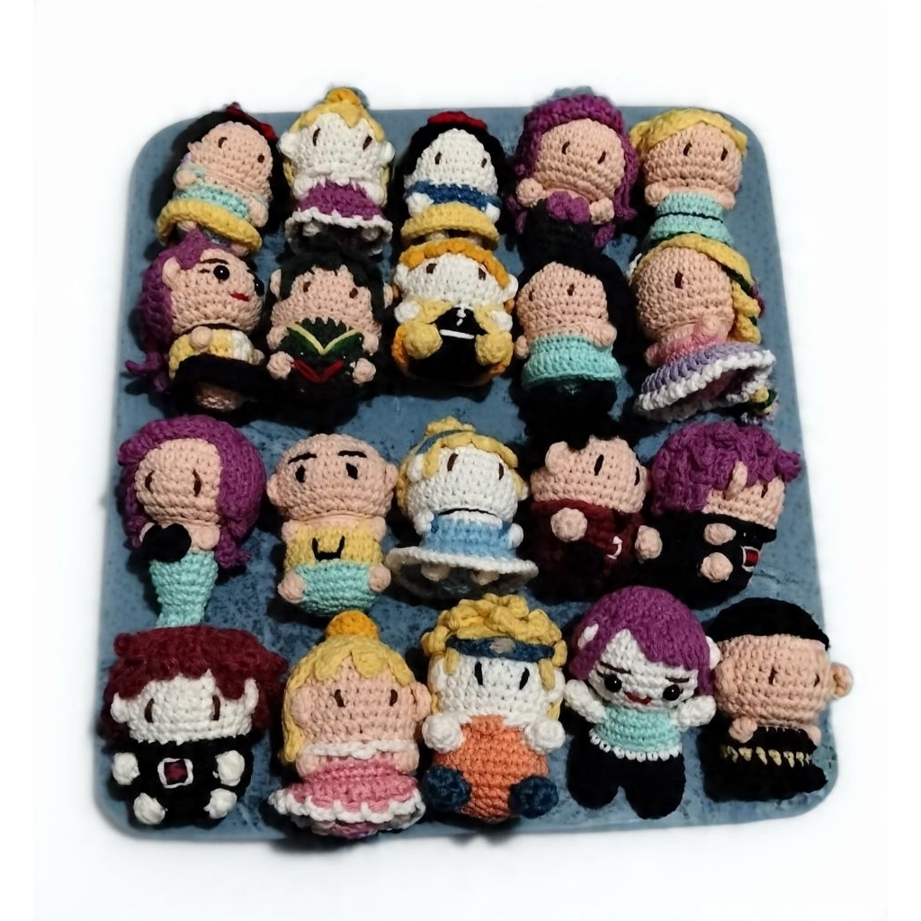 Amigurumi ganci karakter anime lucu