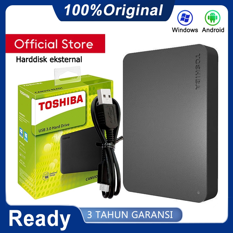 Toshiba hardisk eksternal 4TB 2TB 1TB hard drive disk external Original Portable HDD untuk laptop de