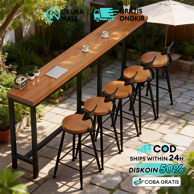 Meja Bar Minimalis Meja Kopi Teras Meja Cafe Meja Panjang Meja Barista  Meja Kopi Meja Makan