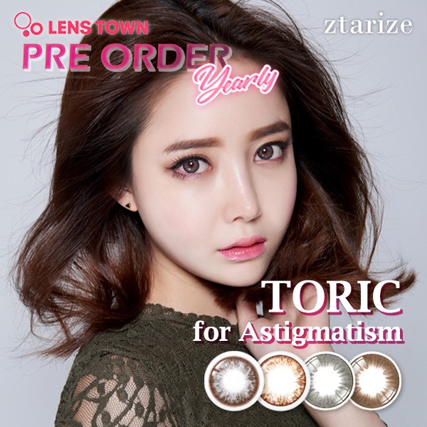 ztarize - Pre Order - LENSTOWN - 1 Year Toric Soft Contact Lens 1 Pc - Softlens Natural Lensa Kontak