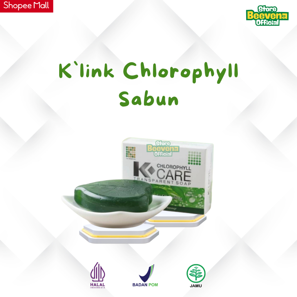 K-Link Sabun Chlorophyll K-Link care Transparent Soap (Sabun K-link)
