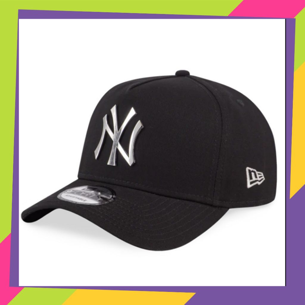 New Era 9forty Af Metal Badge Gold New York Yankees Cap
