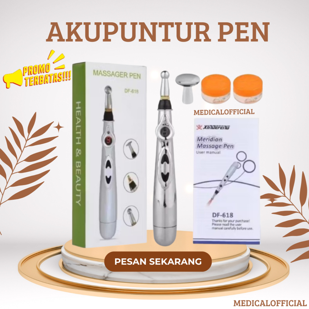 [ORIGINAL] W-912 100% PENA AKUPUNTUR MERIDIAN ENERGY PEN / AKPUNTUR ELEKTRIK
