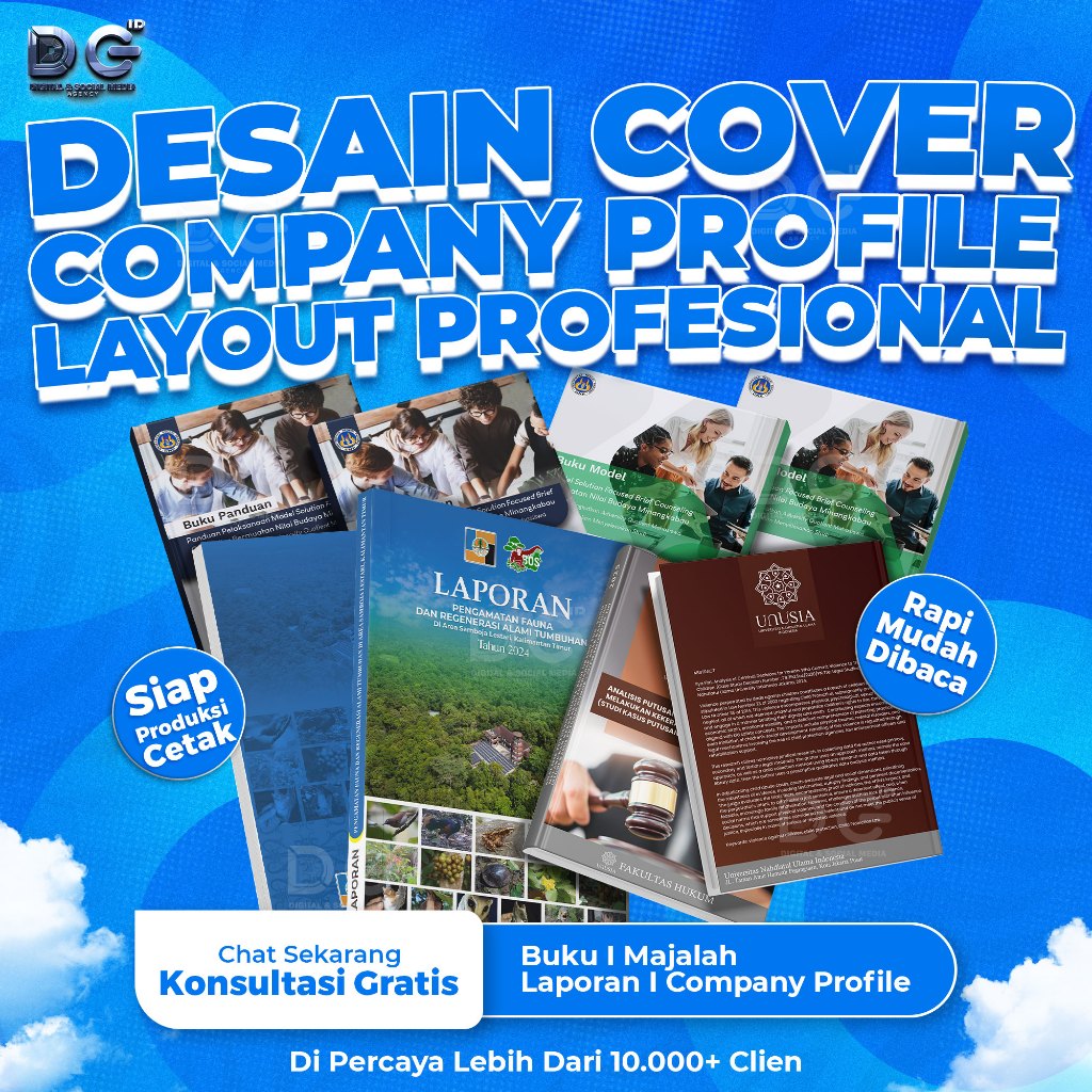 Jasa Desain Company Profile | Buku Majalah Laporan Tahunan | Layout Rapi Siap Cetak