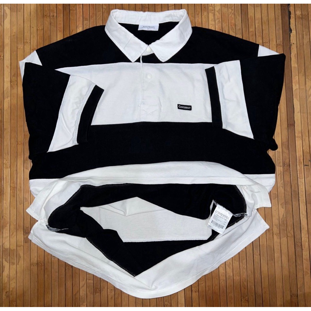 COVERNAT RUGBY OVERSIZED SHORT SLEEVE POLO SHIRT