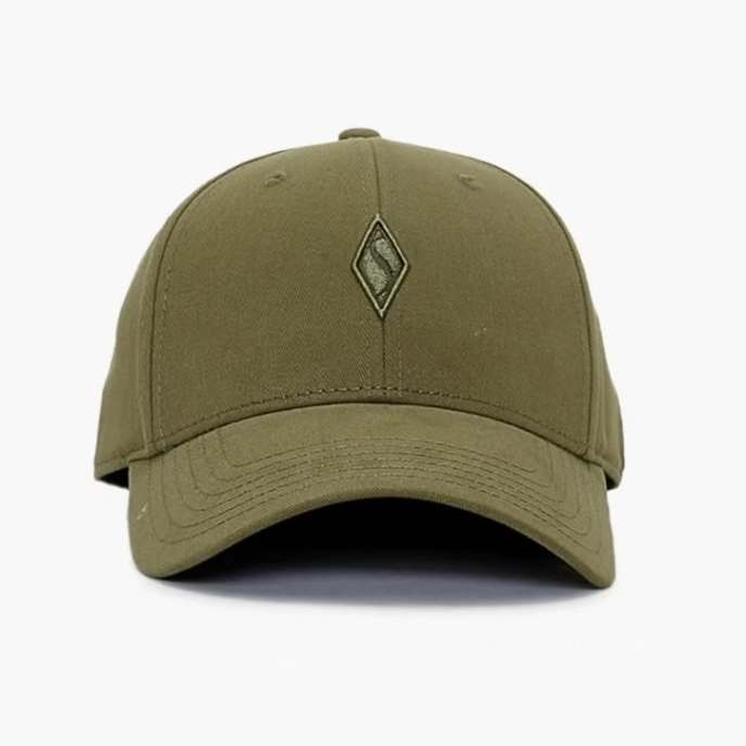 Skechers topi casual pria Diamond Cap Olive original BNWT