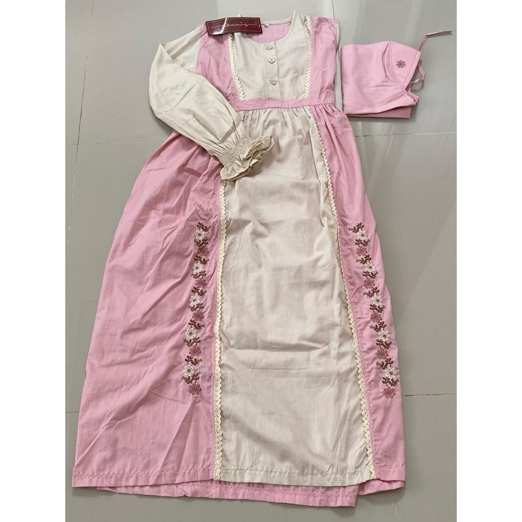 Rumah Dannis | Baju Muslim Anak Perempuan Size 4, 8, 9, 10, 11, 12 Grade B Reject Defect Sale