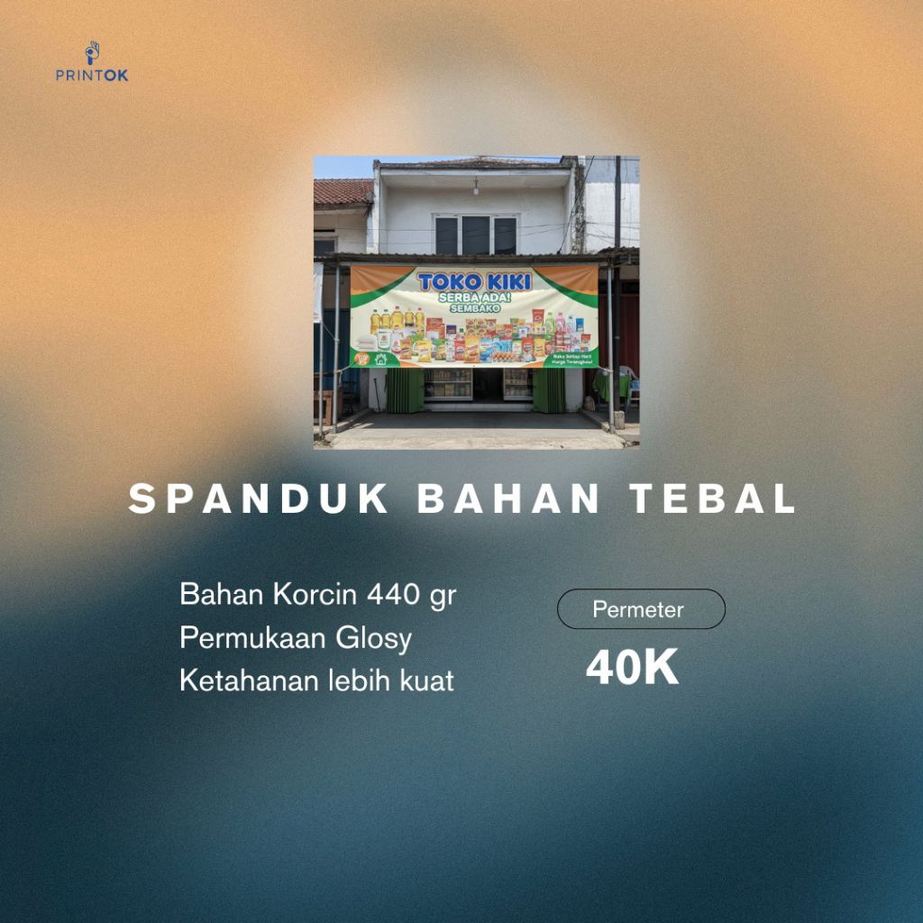Spanduk bahan tebal