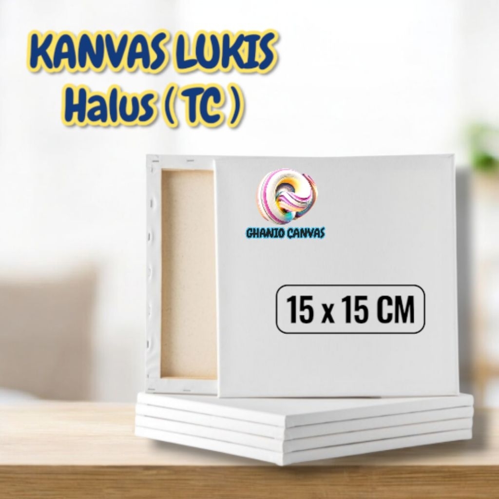 kanvas lukis 15x15 cm / kanvas 15x15 / Kanvas Halus
