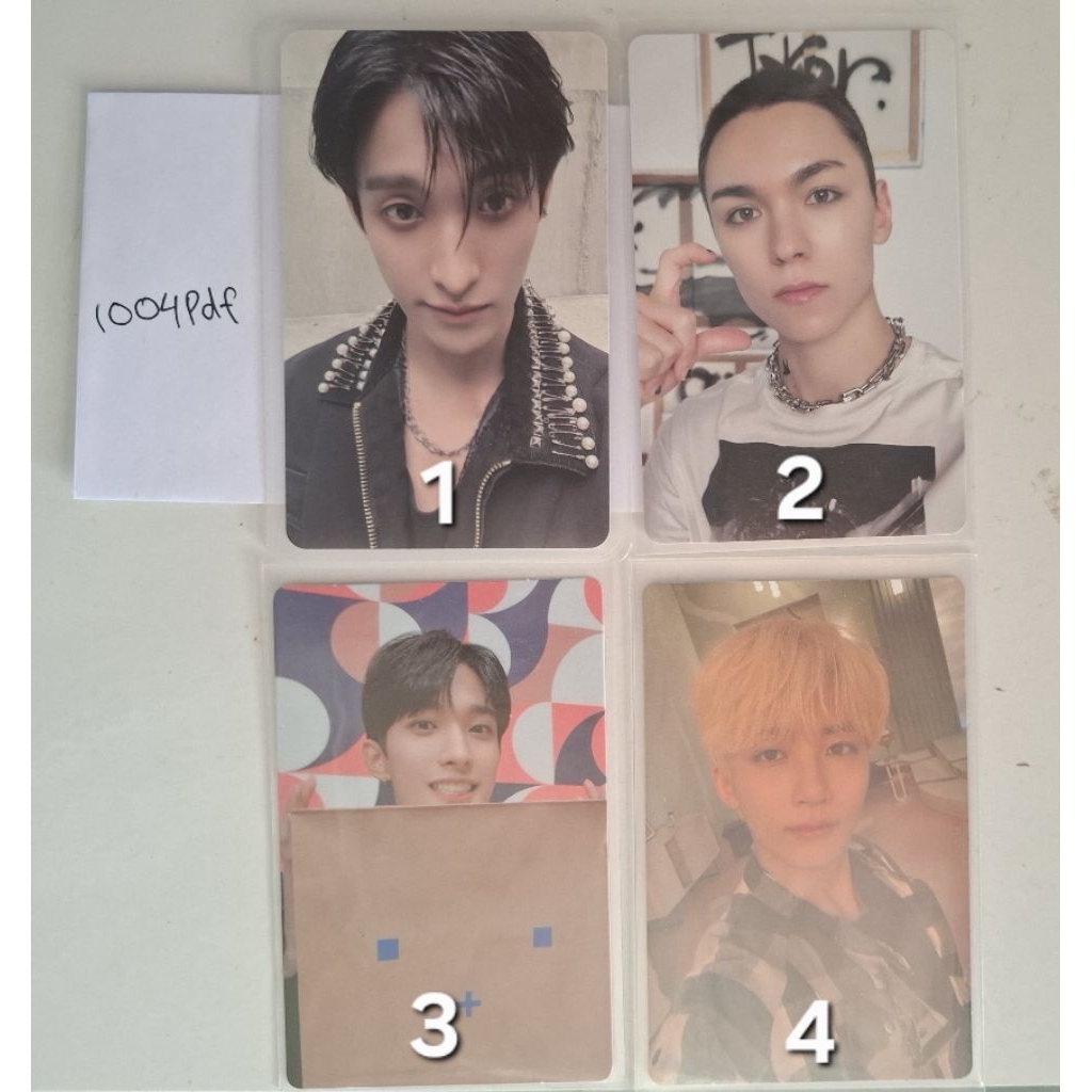 photocard pc official seventeen svt dokyeom dk vernon jeonghan attacca rpc happy burstday daredevil 