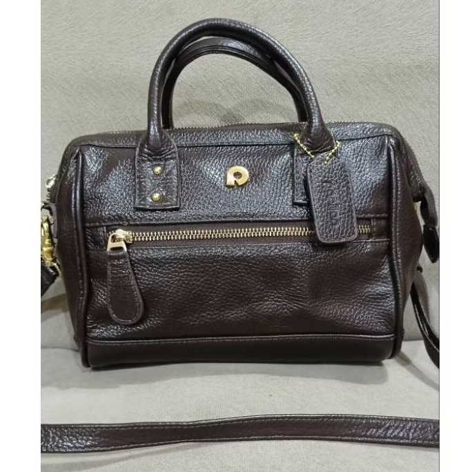 TAS SELEMPANG PAPILLON SEKEN WARNA KOPI SEKEN LIKE NEW