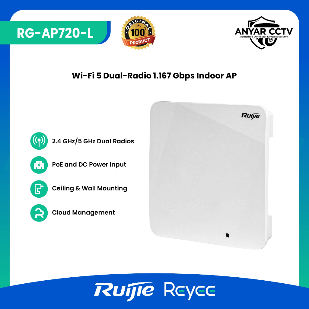 Ruijie RG-AP720-L Access Point Ceiling Indoor RG-AP720L RG AP720L