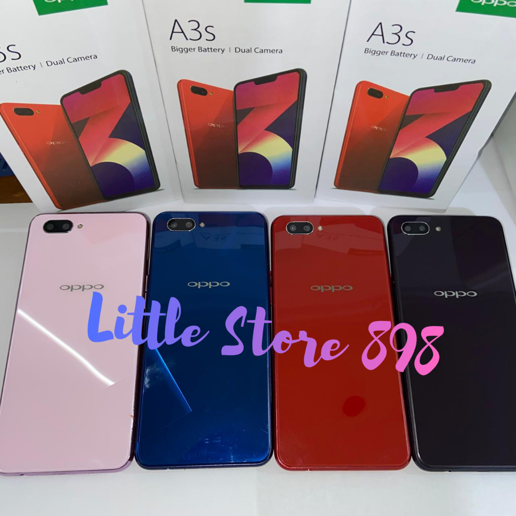 [Bekas] Hp A3S 4G 6/128GB Fullset Bergaransi Termurah BISA COD