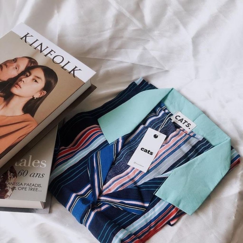 Kemeja Wanita Rayon/Semi Satin Motif