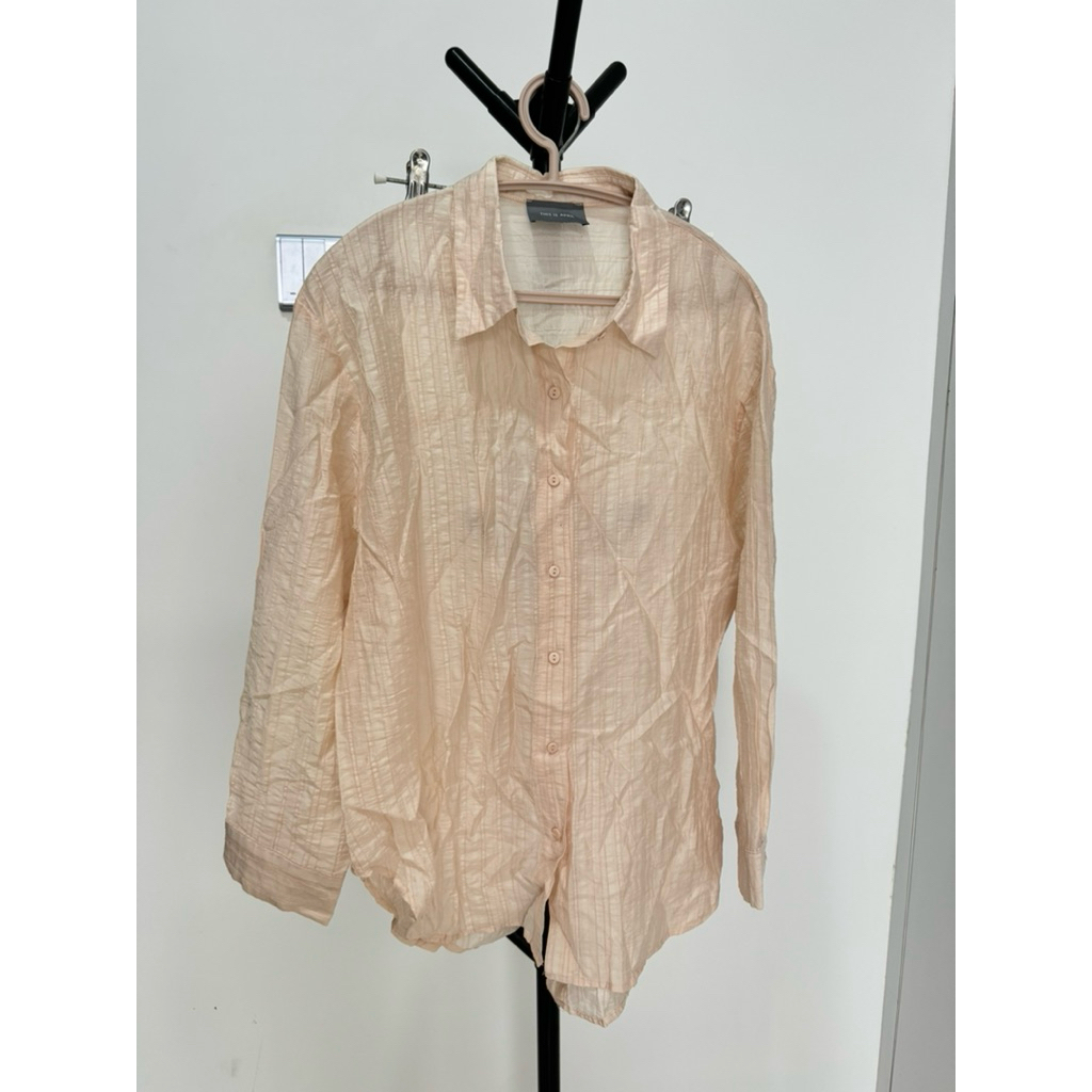 this is april outer pink preloved