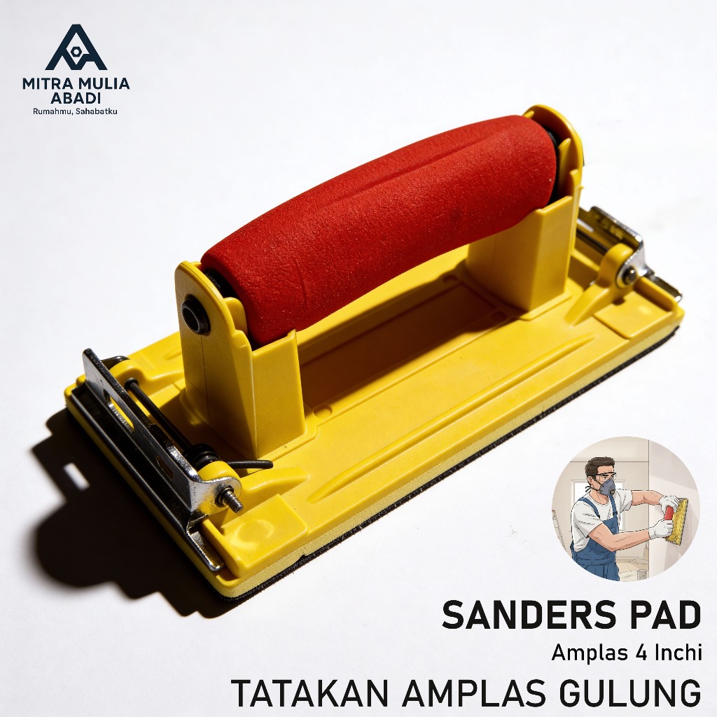 Tatakan Amplas Pad Sander Amplas manual Hold Sander