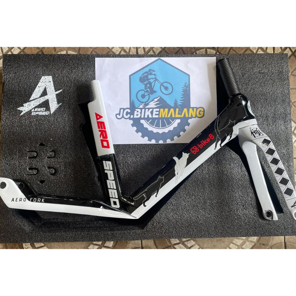 FRAME BIKE8 CARBON FIBER NINJA CAT Balance / Push Bike - Sepeda Anak