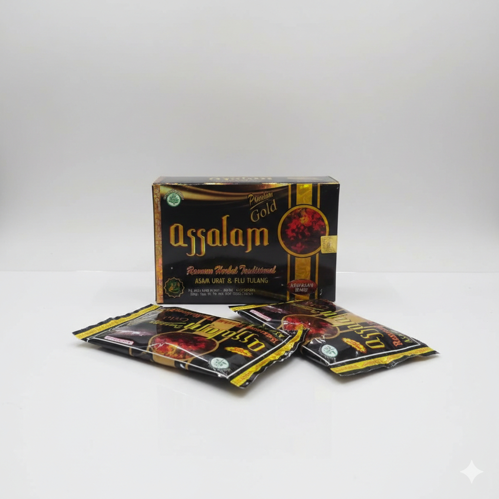 ASSALAM GOLD KAPSUL ASAM URAT HERBAL