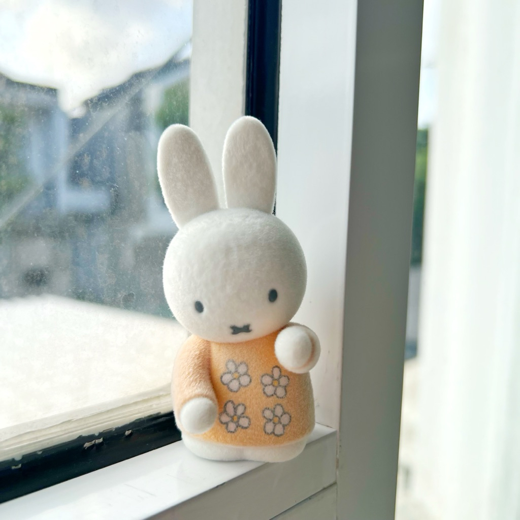 REVEALED Miffy Pen Holder Series Figurine Blind Box - MIFFY ORANGE FLOCKING STYLE