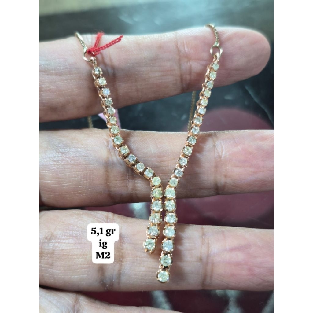 kalung cantik berlian medan harga disc