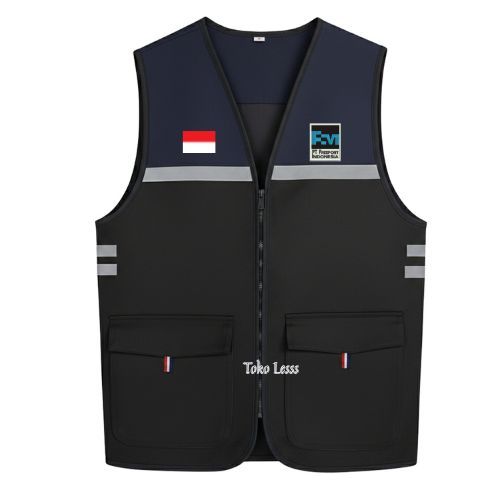 Rompi K3 Safety First PT FreePort Rompi Pria Dan Wanita Vest Outdoor Scotlight Rompi Proyek Lapangan