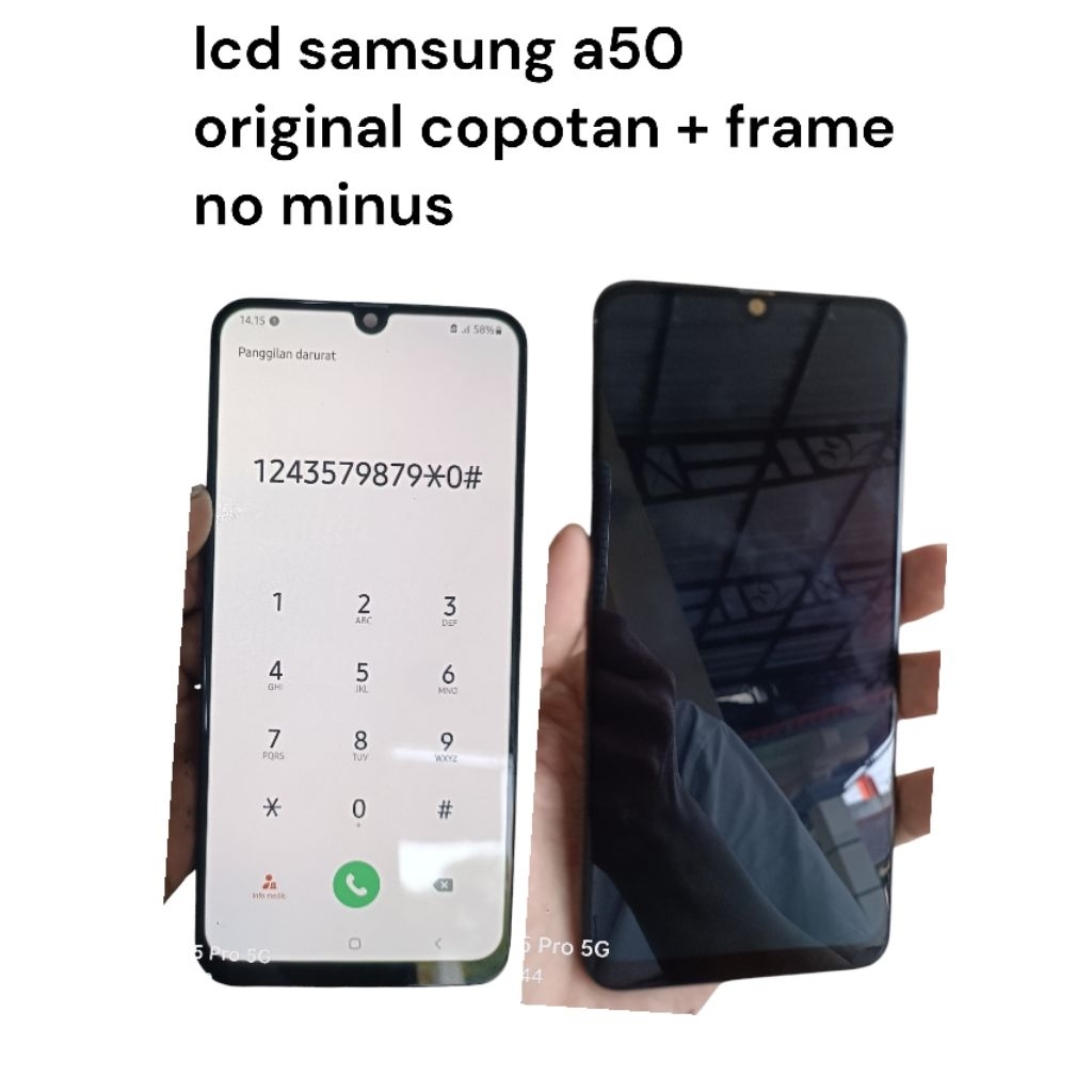 lcd original copotan samsung a50