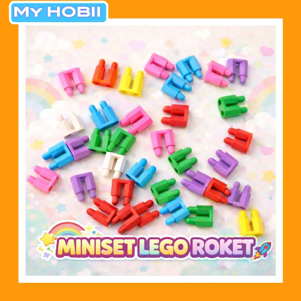 Mainan DIY Jadul Miniset Roket – Lego/Block/Bricks Rakitan Anak