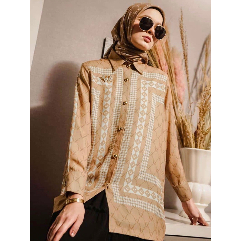 PRELOVED VZ VIVI ZUBEDI MONOGRAM LADY HAZELNUT