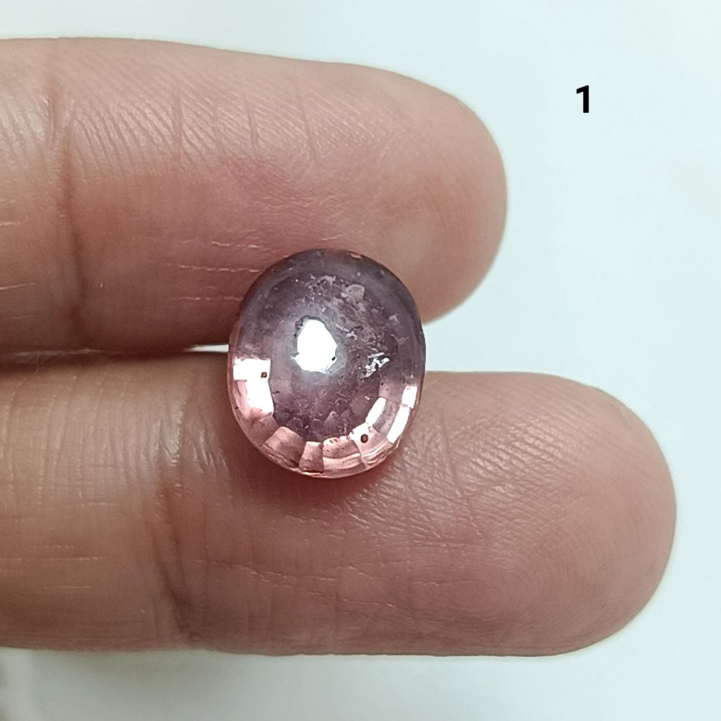 Batu permata merah ruby oval cutting High Quality / Permata Rubi