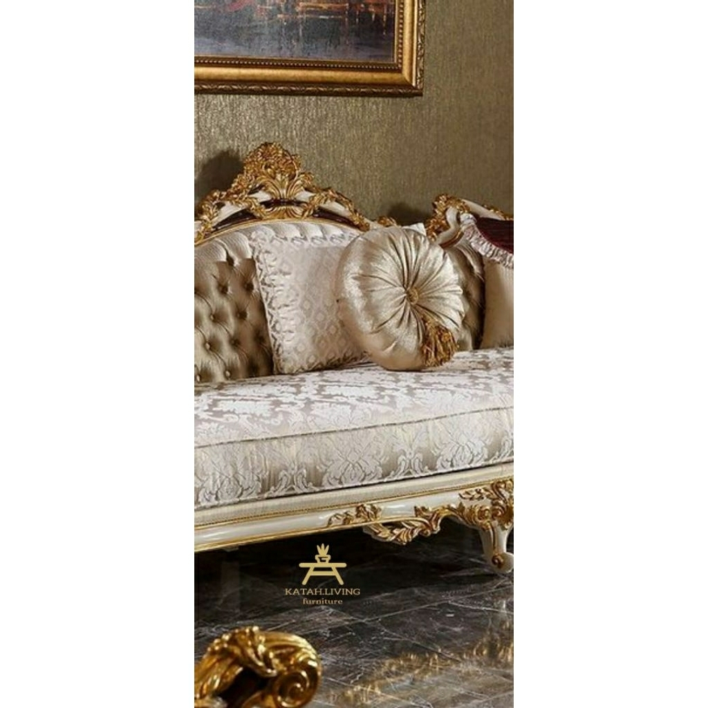 sofa tamu sultan classic arabic kayu jati perhutani