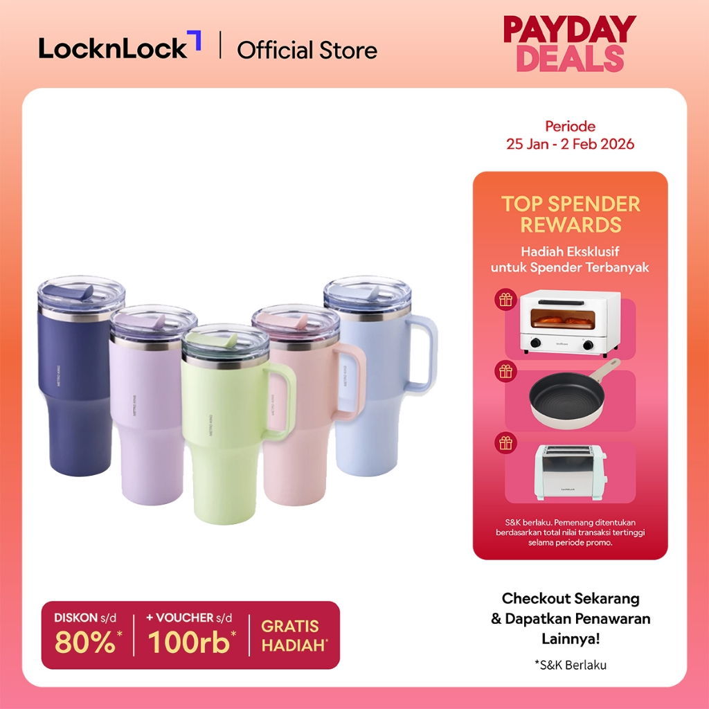 LocknLock NEW Metro King Tumbler 820ml - LHC4390