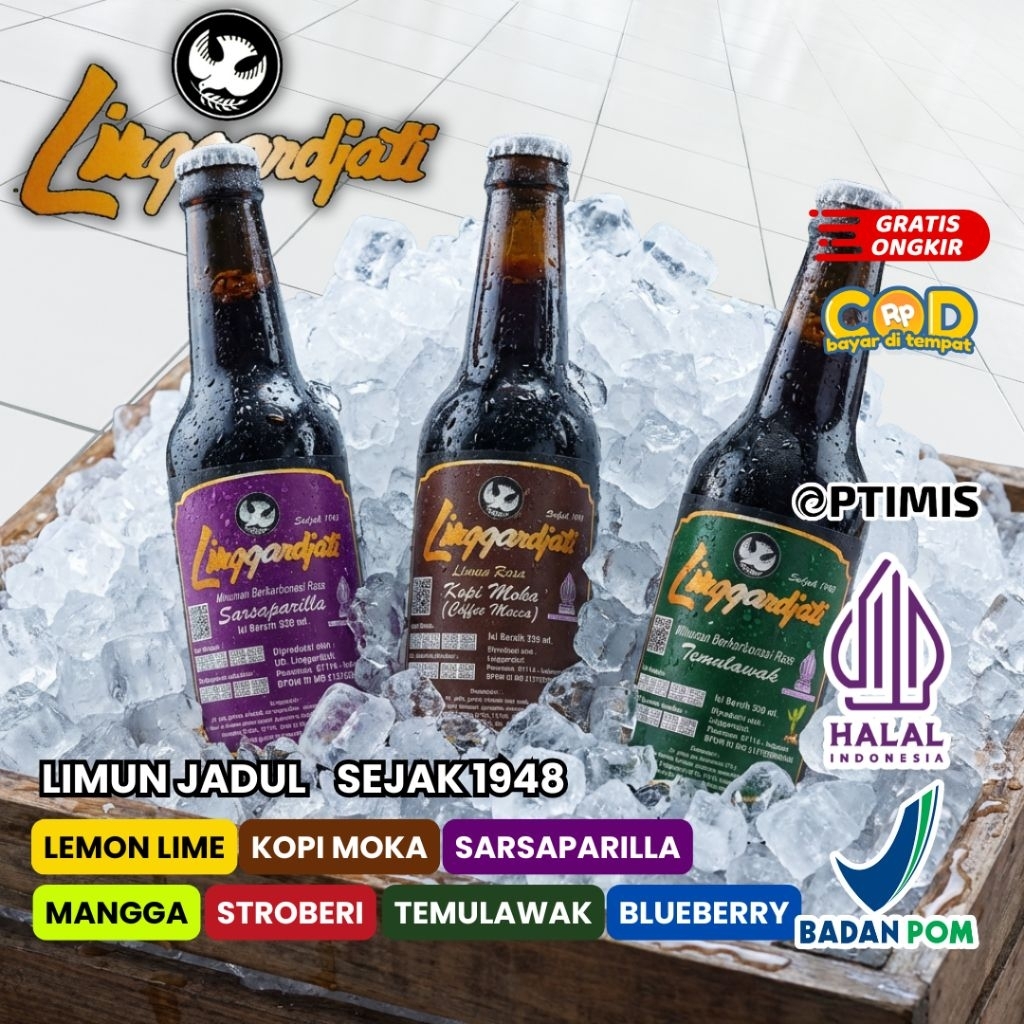 Limun Linggarjati Soda Halal Aneka Rasa 330ml