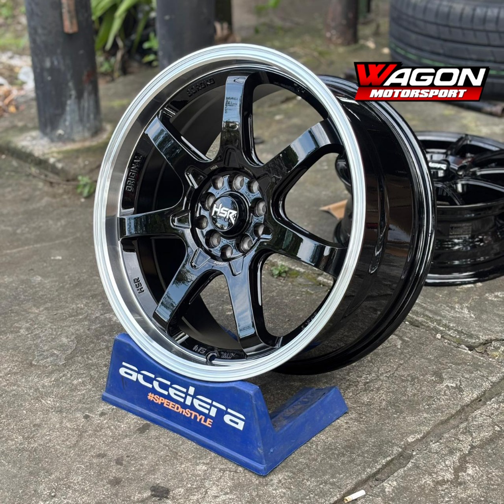 Velg Racing HSR TJH Ring 18 Doble Pcd 5X100-5X114,3 Lebar 8 Origial HSR