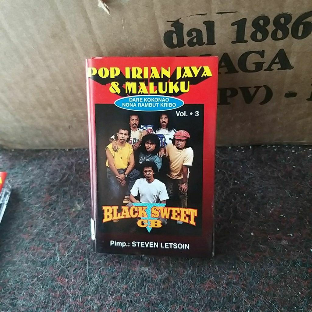 kaset pita pop irian Jays dan maluku BLACK SWEET CB VOLUME 3