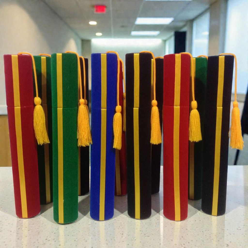 Tabung Wisuda | Selongsong Ijasah Size TK - SMP Bahan Buludru BERKUALITAS