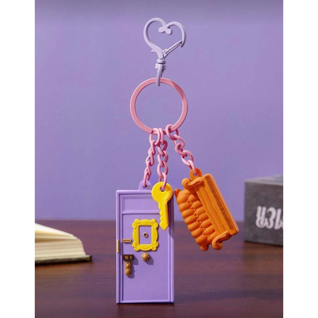 FRIENDS X SHEIN Classic Element Keychain, Bag Hanger, Decoration
