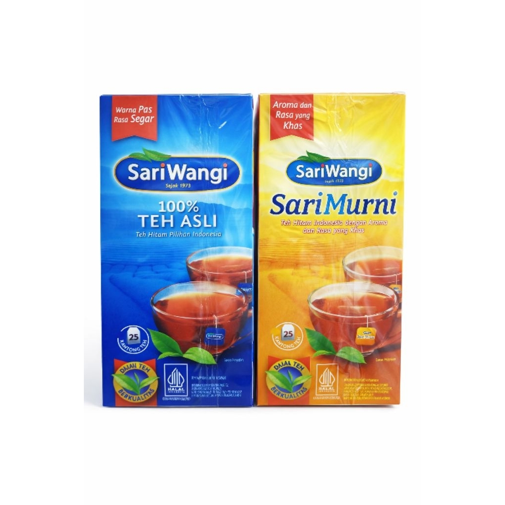 Teh Celup 25 Kantong | Teh Celup Kotak | Ecer | Pilih Varian