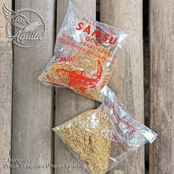 Samsu Pelet Super 2 Bungkus Untuk Mancing Umpan Ikan Mas Lele Nila BFG Bule Fishing Group Cielo Fish