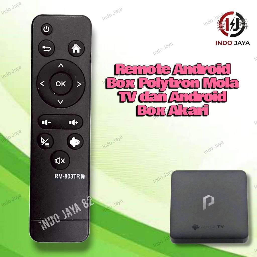 Remote Android box Polytron Mola TV Dan Remote AKARI Android box Mola tv