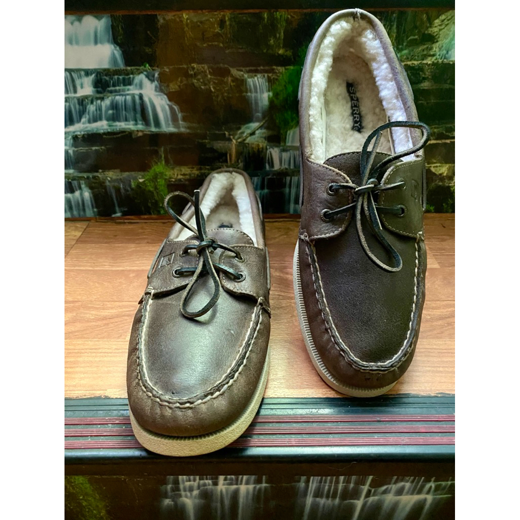 Sepatu kulit Wool Size 46 insole 29,5