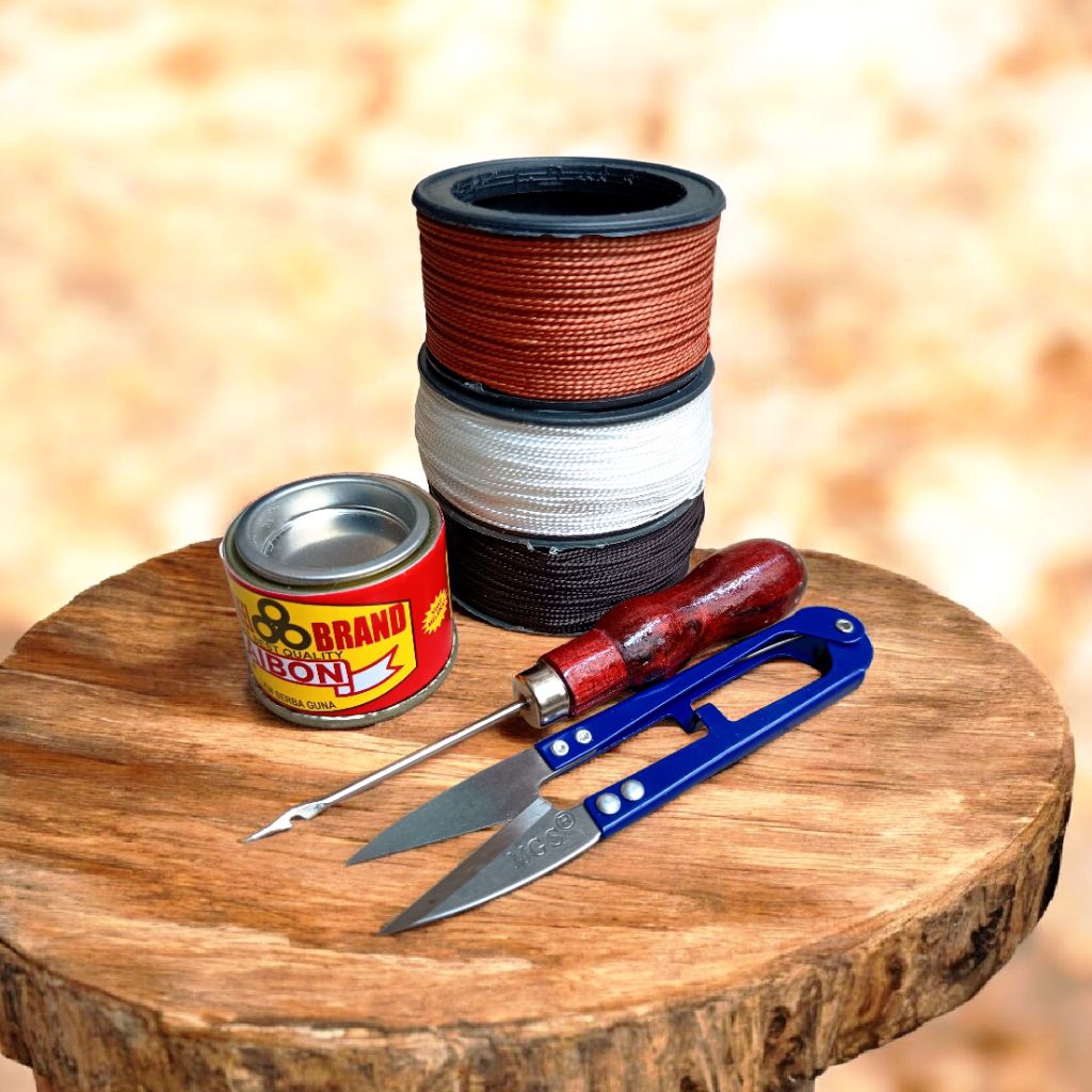 paket kumplit peralatan sol sepatu dan sandal