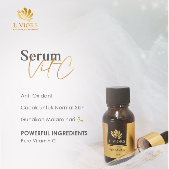 LVIORs Serum Vitamin C mencerahkan memudarkan dark spot