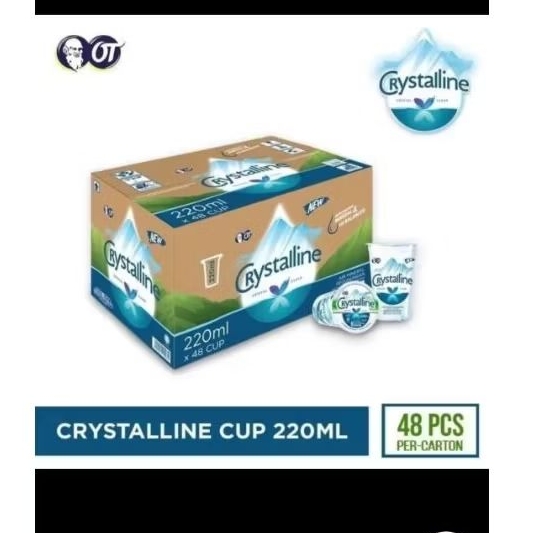 Air Mineral Gelas 1 Dus Crystalin